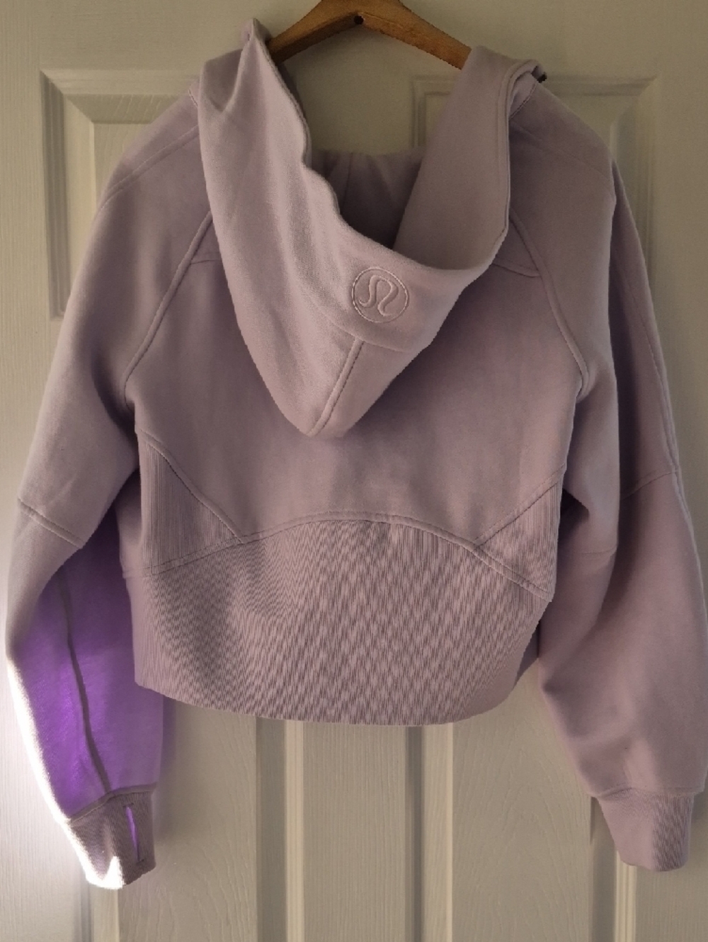 lululemon athletica Light Lavender Hooded Bomber Jacket - Picture 2 of 4